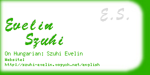 evelin szuhi business card